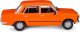 Daffi Pojazd PRL Fiat 125p pomarańczowy 6