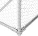 vidaXL Zewnętrzna buda dla psa z drzwiami 3x2x1 m ocynkowana stal 5