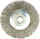 Szczotka druciana obrot.boczna 100mm  M14 drut karbowany stalowy (60) 4