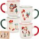 Siaki Collection Kubki porcelanowe świąteczne 200 ml 4 szt. 1