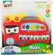 LeanToys Interaktywne Pianinko Straż Pożarna Dźwięk Zwierzątka Odgłosy Pojazdów Melodie Czerwona LEAN Toys 2