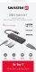 HUB USB Swissten 4in1 USB-C Hub Stacja dokująca laptopa z wieloma portami USB-C 100W / HDMI 4K / 2x USB-A 1