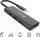 HUB USB Swissten 4in1 USB-C Hub Stacja dokująca laptopa z wieloma portami USB-C 100W / HDMI 4K / 2x USB-A 6