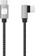 Kabel USB Techly USB-C - USB-C 0.5 m Czarno-szary (ICOC MU2CC9-005-AL) 1