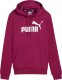 Bluza damska Puma ESS Logo Hoodie FL burgundowa 586789 52 XS 1