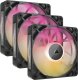 Wentylator Corsair iCUE LINK RX120 MAX RGB 3-pack + Hub (CO-9051034-WW) 1