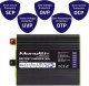 qoltec Inteligentna ładowarka do akumulatorów LiFePO4 AGM GEL SLA | 90A | 12V 2