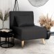 Fotel Rozkładany Do Spania Leżak Łóżko Sofa Jednoosobowa Czarny MARRY 2