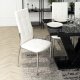 Zestaw 6x Krzesło Kuchenne Jadalni Kuchni Salonu Białe Ekoskóra MOLLY 5