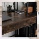 Biurko Loft z Szufladami Drewniane ALLY Rustykalne Industrialne Na Komputer 4