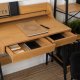 Biurko Małe Z Szufladami Loft Dla Dziecka Młodzieżowe Wąskie Dąb PERI 5