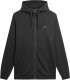 Bluza męska rozsuwana z kapturem 4F bawełna 4FWMM00TSWSM1466 20S czarna XL 1