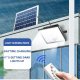HALOGEN Lampa SOLARNA LED 80W Uliczna Pilot CZUJNIK Zmierzchu 5205 5