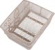 Kosz na bagażnik  BASIL CENTO FLOWER REAR BASKET, Stalowy, Nude Metallic (NEW 2025) 1