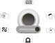 Inteligentna samoczyszcząca kuweta dla kota smart wifi apka 65l (48 x 52 x 50,5 cm) 2