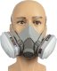 Maska Półmaska Przeciwpyłowa  Lakiernicza 2 Filtry Węglowe 2