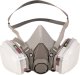 Maska Półmaska Przeciwpyłowa  Lakiernicza 2 Filtry Węglowe 3