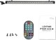 LIGHT4ME IP BAR 24 IR listwa oświetleniowa belka LED IP65 Bluetooth oświetlenie sceniczne sterowane smartfonem pilot 6