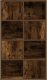 vidaXL Regał, przydymiony dąb, 60x24x101,5 cm, materiał drewnopochodny 4