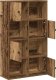 vidaXL Regał, stare drewno, 60x24x101,5 cm, materiał drewnopochodny 5