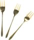Dessert fork set Homla STILO Gold, 3 pcs. 3