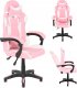 GAMING CHAIR OTE 58X61X119CM. WHITE/PINK 14