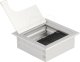 DeLOCK 66860 organizator na kable Biurko Cable grommet Srebrny 1 szt. 2
