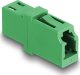 Adapter AV Delock DeLOCK 87984 adapter światłowodowy LC/APC Zielony 1