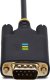 StarTech 1P6FFC-USB-SERIAL kabel równoległy Czarny 2 m USB Typu-A DB-9 4