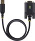StarTech 1P6FFC-USB-SERIAL kabel równoległy Czarny 2 m USB Typu-A DB-9 6