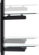 StarTech 2B-WALL-MOUNT-SHELF półka na sprzęt audio wideo Czarny Szkło 4
