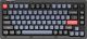 Keychron - V1 QMK Custom Mechanical Keyboard - Klawiatura mechaniczna Frosted Black Keychron K Pro Red Fully Assembled Knob 7