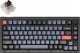 Keychron - V1 QMK Custom Mechanical Keyboard - Klawiatura mechaniczna Frosted Black Keychron K Pro Brown Fully Assembled Knob 1