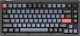 Keychron - V1 QMK Custom Mechanical Keyboard - Klawiatura mechaniczna Frosted Black Keychron K Pro Brown Fully Assembled Knob 4