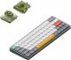 Nuphy - Air60 V2 Wireless Mechanical Keyboard - Bezprzewodowa Klawiatura Mechaniczna Slim Lunar Gray Moss 1