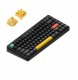 Nuphy - Halo75 v2 Wireless Mechanical Keyboard - Bezprzewodowa Klawiatura Mechaniczna Obsidian Black Lemon 9