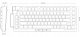 NuPhy - Field75 HE Magnetic Switch Gaming Keyboard Magnetic White 14