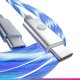 Kabel USB Oniverse USB-C - USB-C 2 m Niebieski (ONICAB1-CTYPEC2-LED) 6