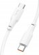 Kabel USB Hoco USB-C - USB-C 1 m Biały 1