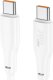 Kabel USB Hoco USB-C - USB-C 1 m Biały 5