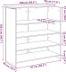 vidaXL Biurko recepcyjne czarny dąb 100x50x103,5 cm drewno klejone (3324161) 10