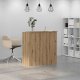 vidaXL Biurko recepcyjne dąb artisan 100x50x103,5 cm drewno klejone (3324168) 4