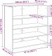 vidaXL Biurko recepcyjne dąb artisan 100x50x103,5 cm drewno klejone (3324168) 10