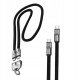 Kabel USB Vega USB-C - USB-C Czarno-srebrny (36044) 2