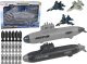Zestaw Armia Morska Łódź Podwodna Odrzutowce Bomby LEAN Toys 1
