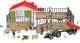Zestaw Do Złożenia DIY Farma Wysoki Płot Zwierzęta Krowa Kaczka LEAN Toys 3