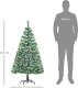 Choinka Sztuczna Zielono-Biała 416 Gałęzi 150 cm PAKO 830-123 3