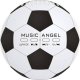 Głośnik mobilny ZR2 Piłka nożna Music Angel Biało-czarny 6W 1