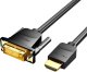 Vention ABFBI adapter kablowy 3 m HDMI Typu A (Standard) DVI-D Czarny 1