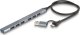 DeLOCK 64273 huby i koncentratory USB 3.2 Gen 1 (3.1 Gen 1) Type-C 5000 Mbit/s Szary 1